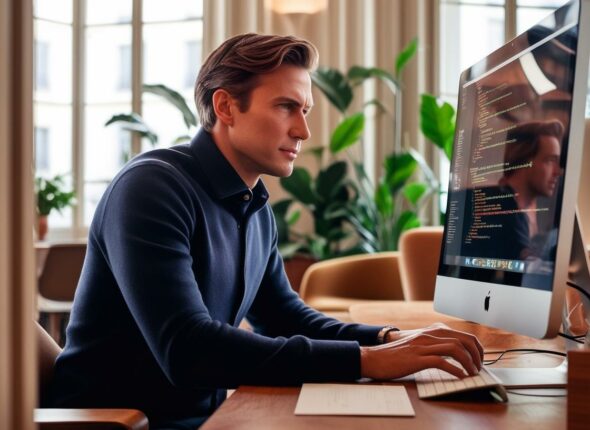 a_photorealistic_picture_of_a_man_learning_code_in_a_modern,_warm